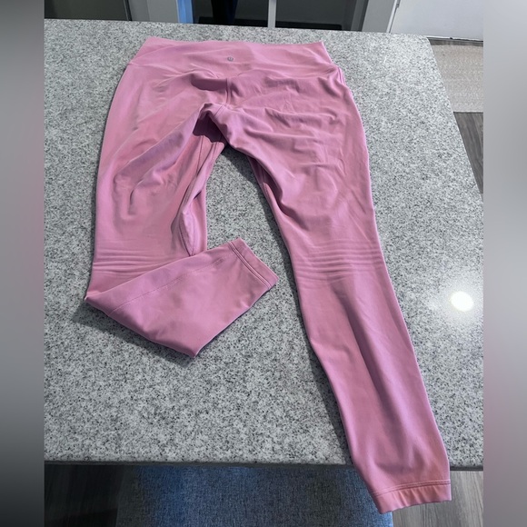 Lululemon Align High Rise Pant 28” in Pink Tide SIZE 14 - Picture 5 of 8